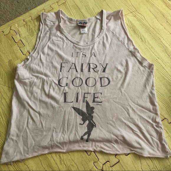 Disney Tinkerbell Tank Top - Lizenzierte Fee Tinkerbell T-Shirt Für Damen & Kinder